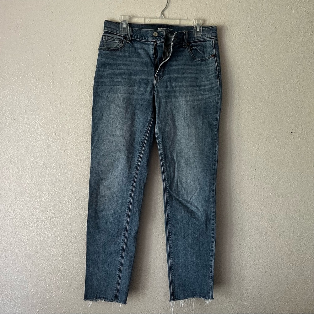 Old Navy Size 6 Tall Light Blue Boyfriend Jeans